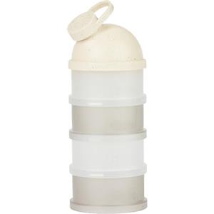 Babymoov Babydose per latte in polvere - Versatore ergonomico - 4 compartimenti Impilabili - Ermetici - Prodotto in Franci - Beige