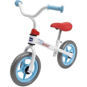 Chicco Balance Bike Bright Rocket, Bicicletta Senza Pedali Bambini, Bicicletta Leggera per l'Equilibrio, con Manubrio e Sellino Regolabili, Max 25 kg, Bianco, 2-5 Anni, Idea Regalo