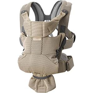 BabyBjörn Marsupio Move Mesh 3D, Beige-grigio