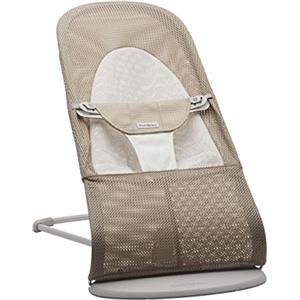 BabyBjörn Sdraietta Balance Soft, Mesh, Beige-grigio/Bianco