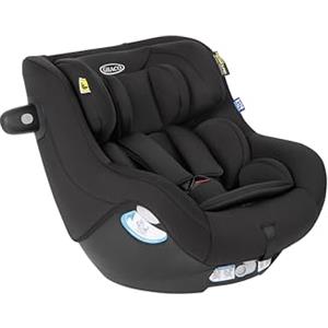 Graco - SnugGo™ i-Size R129 Seggiolino auto ISOFIX con rotazione a 360º, Spinning System con base ISOFIX con rotazione SnugTurn i-Size R129, colore Midnight