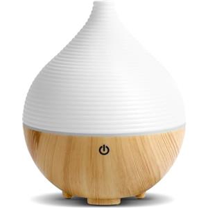 AiQInu Diffusore di Oli Essenziali, 160ml Diffusore di Aromi Umidificatore Ambiente Con LED a 7 colori, Ultrasuoni Aromaterapia Diffusore,Spegnimento automatico,Senza BPA