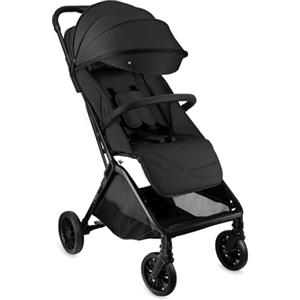 MoMi passeggino ANDREA: sistema di chiusura automatica, cinture di sicurezza a 5 punti, portabicchieri, cestino, borsa, zanzariera, parapioggia, con funzione per gemelli