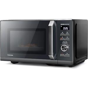 Toshiba 3-in-1 Forno a Microonde Origin Inverter con Grill, 25 Litri, Microonde 900W, Grill 1100W, Chef Defrost, Combi,10 Livelli di Potenza, 7 Menu Automatici, Colore Grigio Morandi-MW3-AG25PFI(MG)