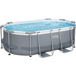 Bestway 5614A Piscina fuori terra Steel Pro Max ovale 305x200x84 cm con pompa a filtro