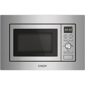 Candy Wave 600 Microonde da Incasso, 20 Litri, 7 programmi, 5 livelli di potenza, Grill, ricette su App hOn AxLxP 38,2x59,5x34,4 cm, Acciaio Inox - CA20FMW7NG