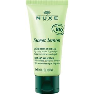 Nuxe Sweet Lemon Crema Mani 50ml - Crema Idratante e Ammorbidente Bio e Vegan con Fragranza di Meringa al Limone