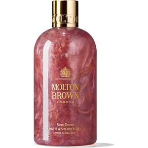 Molton Brown Rose Dunes Gel Doccia 300 ml - Gel Doccia Scintillante con Cassis, Rosa e Patchouli