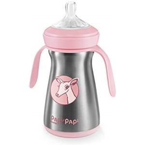 Tescoma 667616.00 Biberon Termico Acciaio Inox, Capacità 200 ml, linea Papu Papi