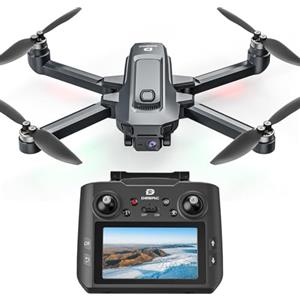 DEERC D35Pro Drone con Fotocamera 4K, Professionale per Adulti, Controller con Schermo HD, Motori Brushless, GPS, Follow Me, Ritorno Automatico, Trasmissione 5G, 40 Min di Volo