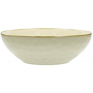 Rose & Tulipani - Insalatiera 26 cm Concerto Avorio in Gres, Idonea per Lavastoviglie e Microonde