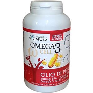 SYGNUM Omega 3 Cell - Integratore Alimentare Cardiovascolare 120 Perle con Olio di Pesce