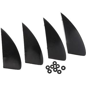 Baoblaze 4 Pinne per Tavola da Surf, Pinne per Wakeboard, Facile da Installare, Pinne da Kiteboard per Ponte da Crociera