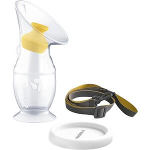 Medela Raccoglitore Latte Materno in Silicone, per Madri che Allattano al Seno, Raccoglilatte con Base a Ventosa e Coperchio per una Conservazione Sicura, per supportare l' Allattamento Quotidiano