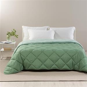 Caleffi - Piumone Matrimoniale Invernale 260x265 cm - Trapunta Matrimoniale Invernale per Inverno e Mezza Stagione - Copriletto in Microfibra Caldo e Morbido - Piumino Autunnale Made in Italy