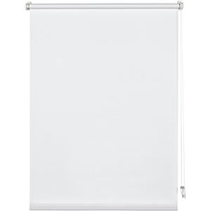 Deco Company, 23-1013 Tenda a Rullo con Morsetti, Tenda per luce diurna, Opaco, Tutte parti montaggio incluse, Morsetto singolo, Bianco, poliestere, 40 x 150 cm