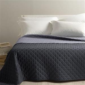 Caleffi - Copriletto Trapuntato Primaverile per letto 1 piazza e mezza - MIX colore Naturale Tinta Unita in Cotone