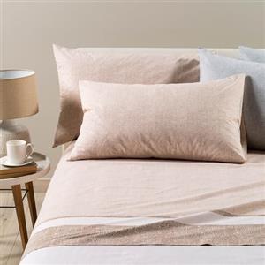 Caleffi - Completo Letto Matrimoniale con Lenzuola Matrimoniali Cotone 100% 240x280, Lenzuolo con Angoli Matrimoniale Coprimaterasso Sotto 180x200 per Materasso Alto 25cm, 2 Federe Cuscino Letto 50x80