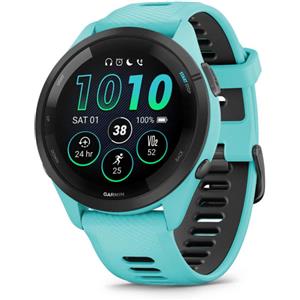 Garmin Garmin Forerunner 265 3,3 cm (1.3) AMOLED 46 mm Digitale 416 x 416 Pixel Touch screen Nero, Blu Wi-Fi GPS (satellitare) 010-02810-12