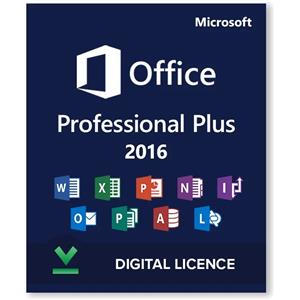 Microsoft Office 2016 Professional Plus - Suite Completa con Word, Excel, PowerPoint, Outlook e Licenza a Vita