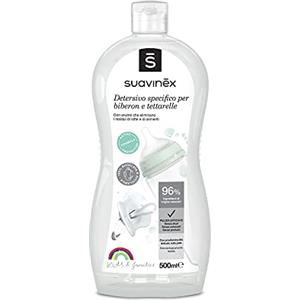 Suavinex Detersivo Specifico Per Biberon E Tettarelle Con Enzimi Naturali - 500 Ml