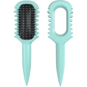 Leeko Spazzola Capelli Ricci, Curly Hair Brush, Bounce Curl Spazzola, Pettinare e Modellare Capelli, Spazzola per Definizione Ricci Riduce Trazione e Separazione (Verde)