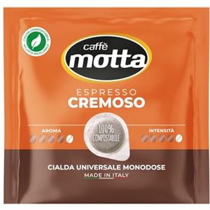 CAFFE' MOTTA CAFFÈ MOTTA Cialde ESE 44 mm nuova miscela ESPRESSO CREMOSO - 150 Cialde Compostabili (1 Confezione da 150)
