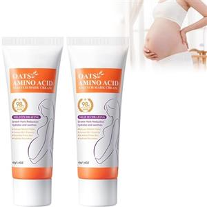 Luthasolic 2 pezzi Stretch Marks Cream Crema per cicatrici, Anti Stretch Mark Body Cream Anti-Aging Anti Rughe Rassodante Crema per il corpo Riparazione Smagliature Crema per le donne dopo la gravidanza