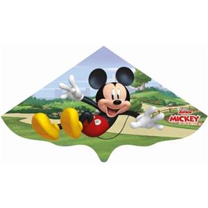 GÜNTHER FLUGSPIELE 1110 - Aquilone per bambini Disney Micky Mouse, pronto al volo con maniglia di avvolgimento e corda, aquilone a linea singola in robusto foil per bambini dai 4 anni di età
