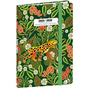 QUO VADIS - Agenda scolastica - 2025-2026 - Universitario - Agenda settimanale - Francese - Catalina Estrada - Multicolore - 13 mesi agosto-agosto - 10 x 15 cm