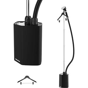 STEAMONE - Stiratrice verticale a vapore 1800W 40g/min - Autonomia del vapore fino a 45min - Capacità del serbatoio 1,8L - Rimuove il 99,99% delle impurità - Pronto in 60s - Cavo da 2m - EUHG100B