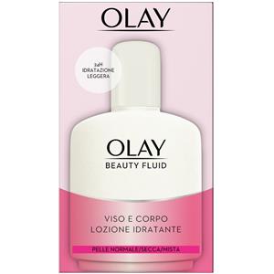 Olay Beauty Fluid - Lozione Idratante Viso e Corpo 100 ml con Tecnologia All-Day Moisture Lock