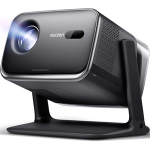 Aurzen Boom Mini 4-in-1 Proiettore Smart con Google TV, 10,000+ Apps, 4k Supporta Videoproiettore, 500 Lumen Projector, 20W DoIby Audio, Real-Time Focus & Keystone, WiFi/Bluetooth Esterno Home (Nero)