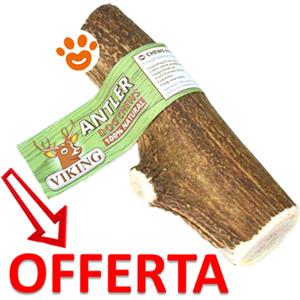 LeoPet Snack Naturale Corna di Cervo XXL - 100% Naturale, Pulizia Denti e Adatto a Cani con Intolleranze