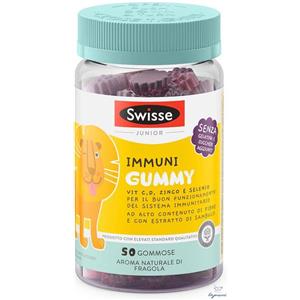Swisse Junior Immuni Gummy Integratore per il Sistema Immunitario dei Bambini 50 caramelle