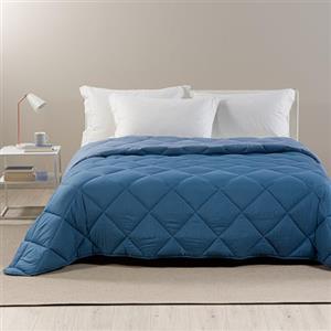 Caleffi - Piumone Matrimoniale Invernale 260x265 cm - Trapunta Matrimoniale Invernale per Inverno e Mezza Stagione - Copriletto in Microfibra Caldo e Morbido - Piumino Autunnale Made in Italy