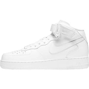 Nike CW2289-111 Air Force 1 Mid '07 Uomo, White/White EU 41
