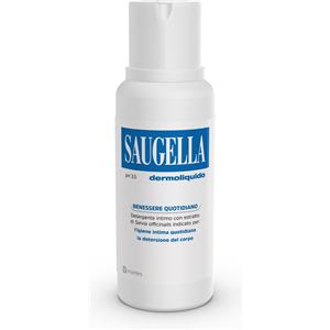 Saugella Dermoliquido 250 ml - Detergente Intimo Delicato pH 3,5 con Estratto di Salvia e Siero di Latte