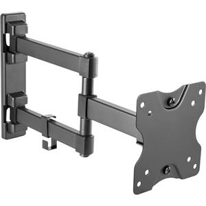 RICOO Supporto monitor muro S3911 Girevole Inclinabile Schermo PC 13-27" (33-69 cm) Staffa TV universale Televisore LED/LCD VESA 100 x 100 Nero