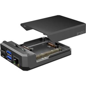 ArgonForty Custodia Argon NEO per Raspberry Pi 4 - Alluminio, Raffreddamento Passivo, Accesso GPIO e PoE