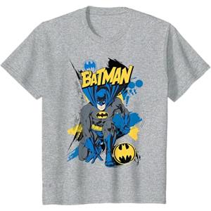 DC Comics Bambino DC Kids Batman accovacciato Maglietta