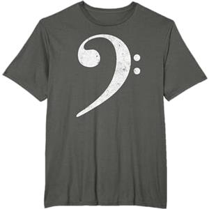 Basso Elettrico Bassista Bassista Basso Elettrico Chiave Di Basso Maglietta