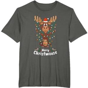 Be Kind Christmas Apparel Co. Buon Natale alci Natalizie alci Alci Natale Luci dell'Albero Maglietta