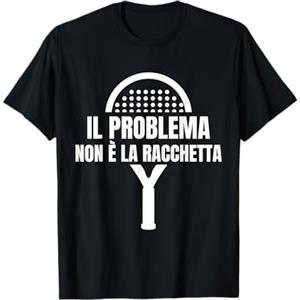 Design Padel Paddle Padel Problema Meme Racchetta Divertente Maglietta