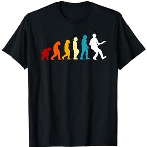 Musiker Designs Musik Geschenkideen Ottimo Regalo per Chitarra Evoluzione Basso Maglietta
