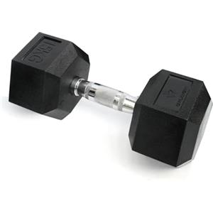 BILDER - Manubrio Palestra Singolo 15 Kg, Forma Esagonale e Impugnatura Antiscivolo, Pesi Palestra e per Allenamento a Casa per Miglioramento Forza e Resistenza, Manubri Resistenti e Salvaspazio