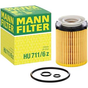 Mann Filter MANN-FILTER HU 711/6 z Filtro dell'olio - per Autovetture + veicoli commeriali