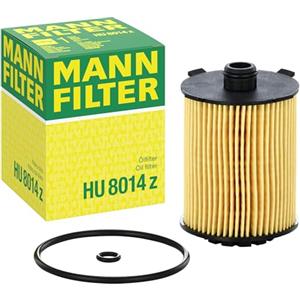 Mann Filter MANN-FILTER HU 8014 z Filtro dell'olio - per Autovetture + veicoli commeriali