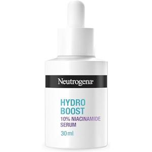 Neutrogena Hydro Boost 10% Niacinamide Siero, Siero idratante viso per una pelle luminosa, Siero viso Acido Ialuronico e 10% Niacinamide, Siero esfoliante viso per tutti tipi di pelle, 30 ml