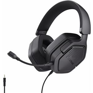 Trust Gaming GXTrust 1492 Ravox Cuffie Gaming per PS5 PS4 Switch PC Xbox Mobile, Jack 3.5 mm, Driver da 50 mm, Archetto Imbottito, Cuffie Over Ear con Filo e Microfono Removibile, Nero